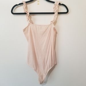 Stripped Ribbed bodysuit